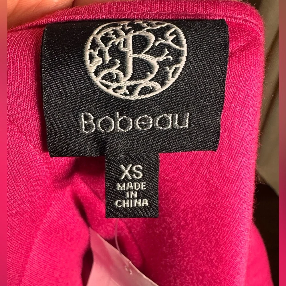 NWT Bobeau Quilted Button Front Cardigan Jacket Fuchsia Pink Women’s XS